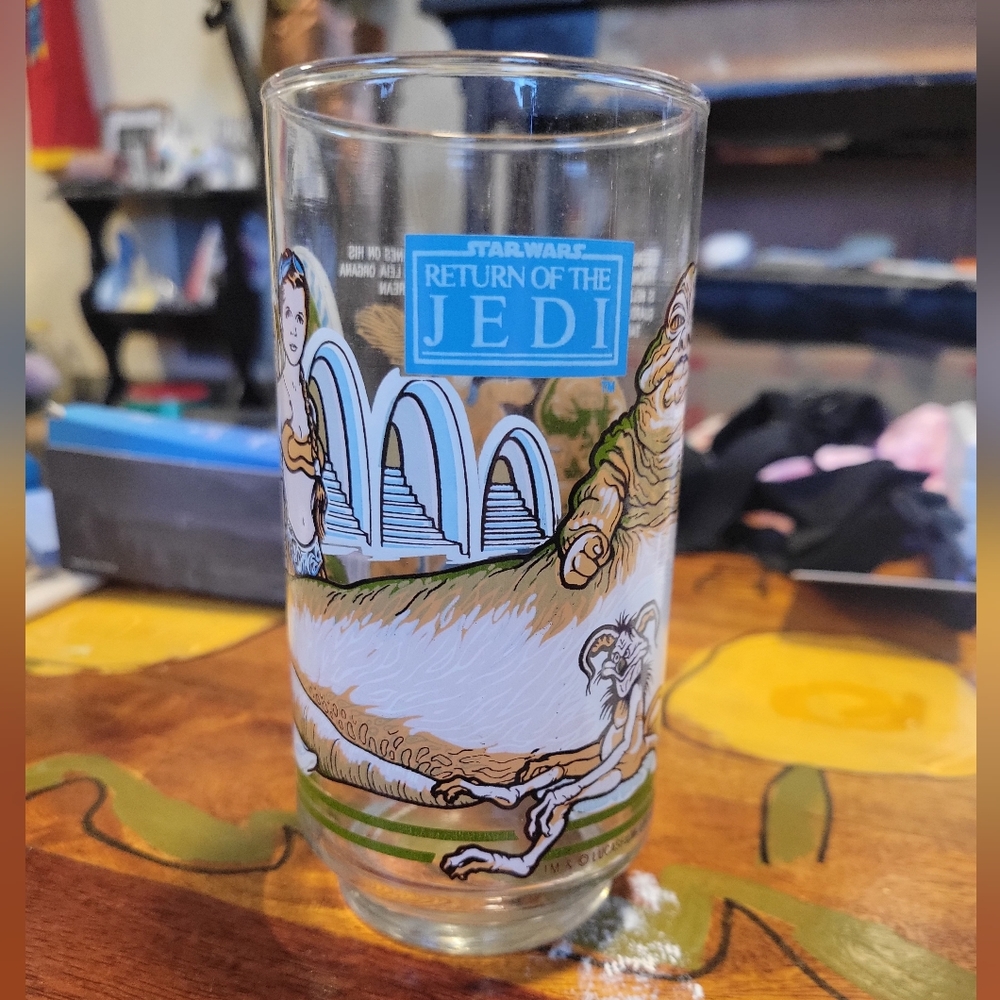Return of the Jedi collectable Burger King glass 1983